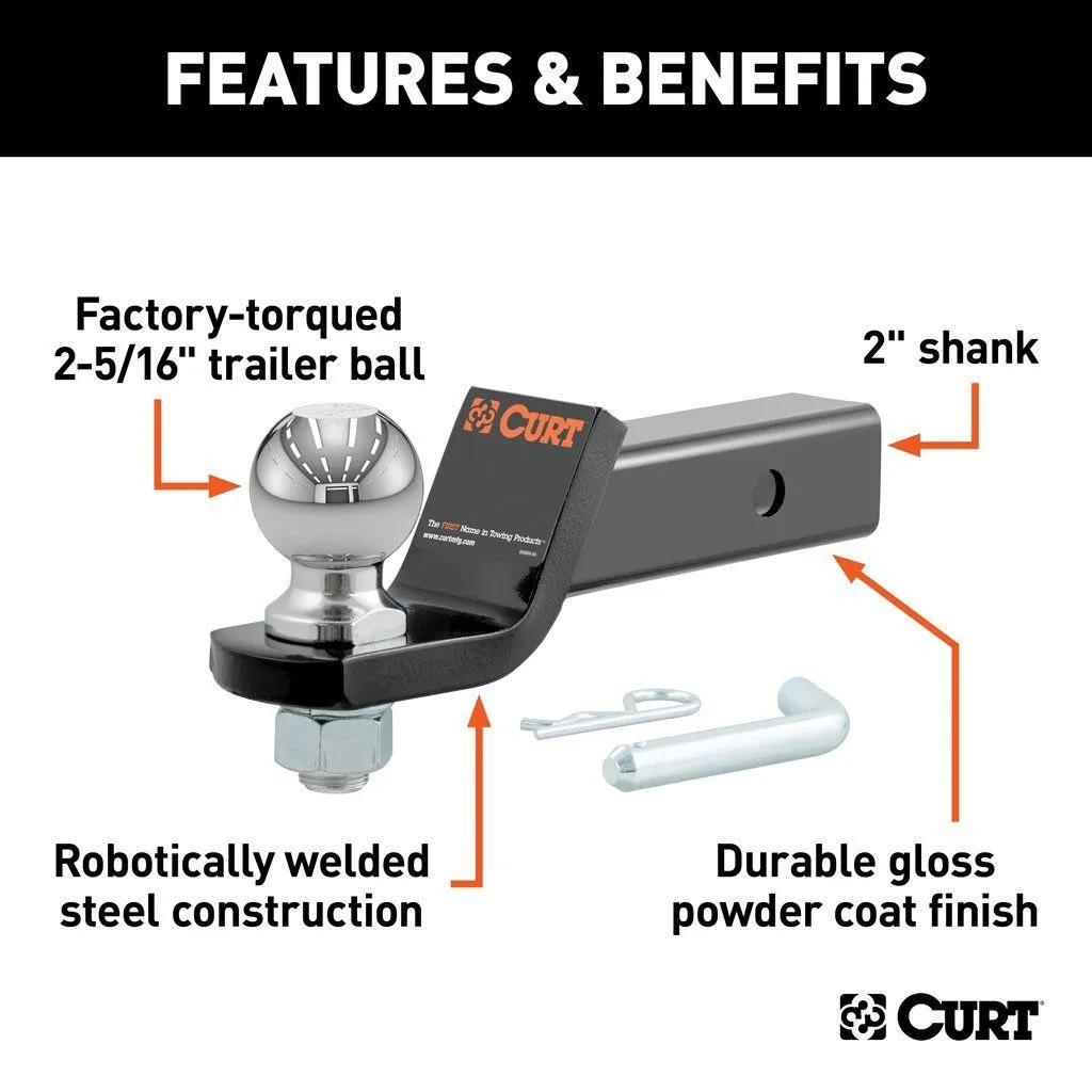 READY TOW 2 5/16IN BALL MOUNT: